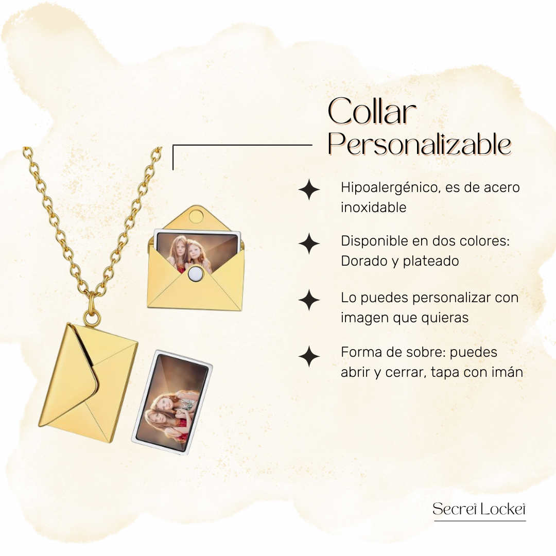 Collar Personalizable con tu Recuerdo 💖
